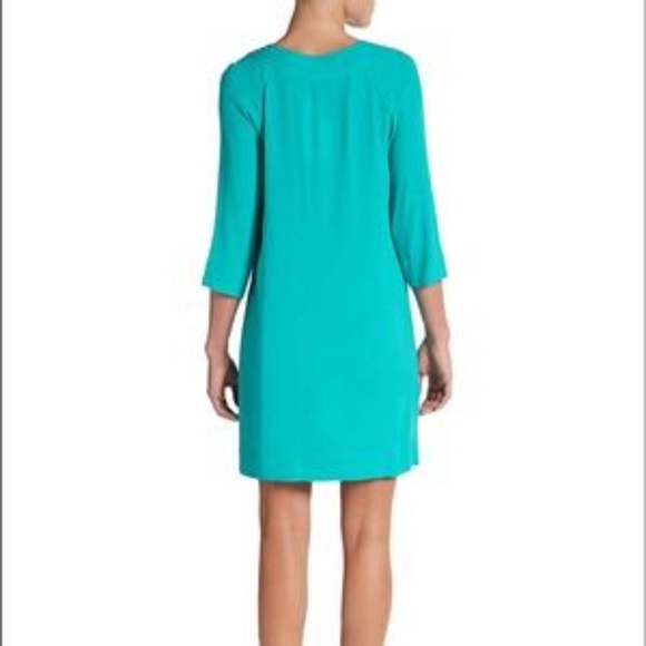 Diane Von Furstenberg Emerald Green Dress. NWT. - Picture 2 of 6